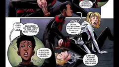 play Miles Morales en Gwen Stacy in het porno-multiversum: Spider-Man-parodie en interraciale DP