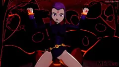 play Compilation Hentai 3D : action hardcore avec les gros seins et le cul de Raven et Starfire