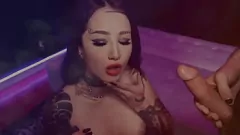 تشغيل وشم القوطي وقحة كاسيدي لوكس في جوارب يحصل المتشددين اللعنة